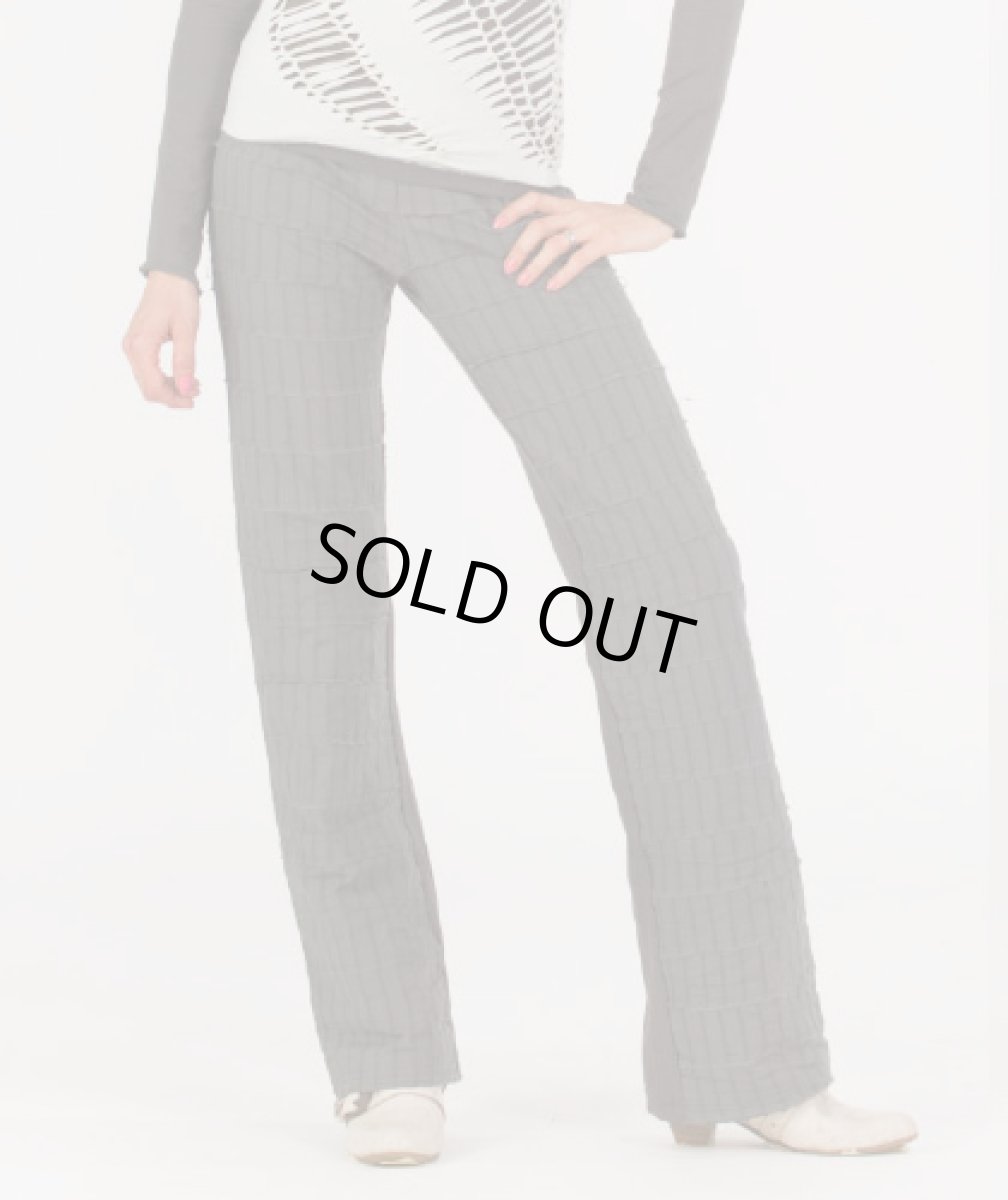 画像4: PSYLO レディース・パンツ「Pinstripe Tracksuit / ブラック」 (4)