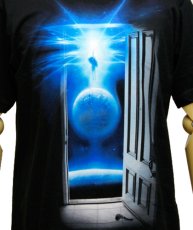 画像2: IMAGINARY FOUNDATIONメンズ半袖Tシャツ「Entrance / ブラック」 (2)