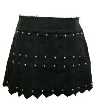 画像3: PSYLO スカート「Gladiator Skirt / ブラック」 (3)