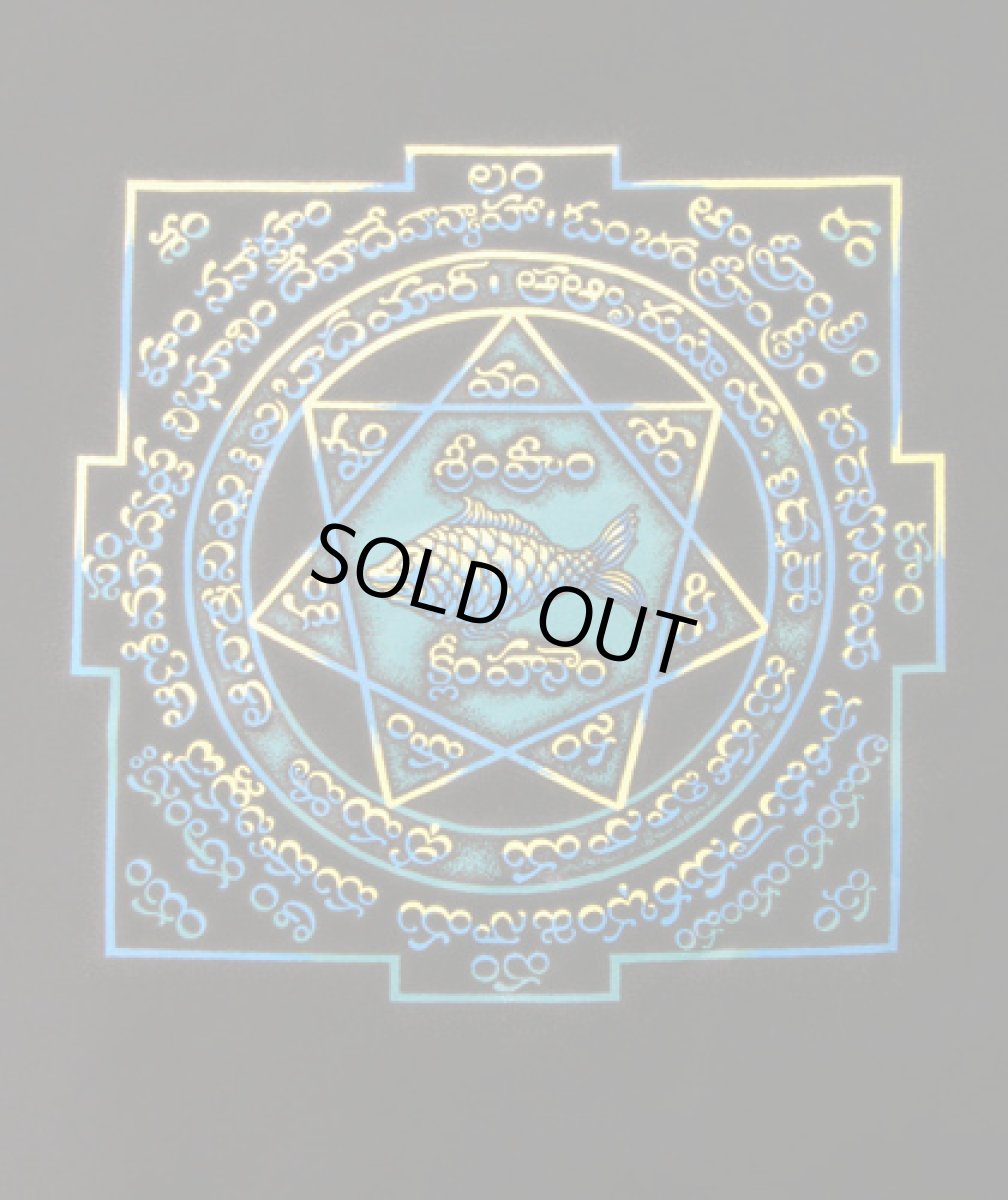 画像2: CHILL OUT PLANETメンズ長袖Tシャツ「Fish / ブラック」 (2)