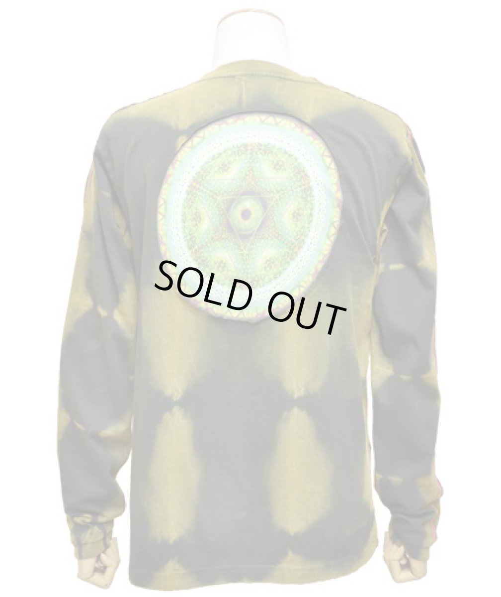 画像4: PUMAYANA メンズ・長袖カットソー「Nao / レッド×グリーン」 (4)