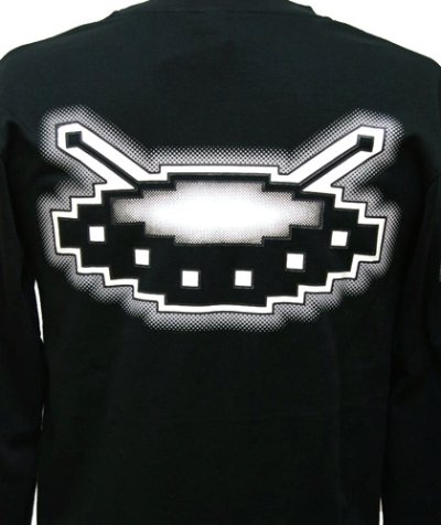 画像1: SPACE TRIBEメンズ・長袖カットソー「Reflective UFO」