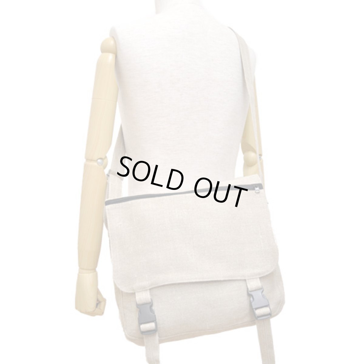 画像5: ECOLUTION バッグ「The Classic Messenger Bag / ナチュラル」 (5)