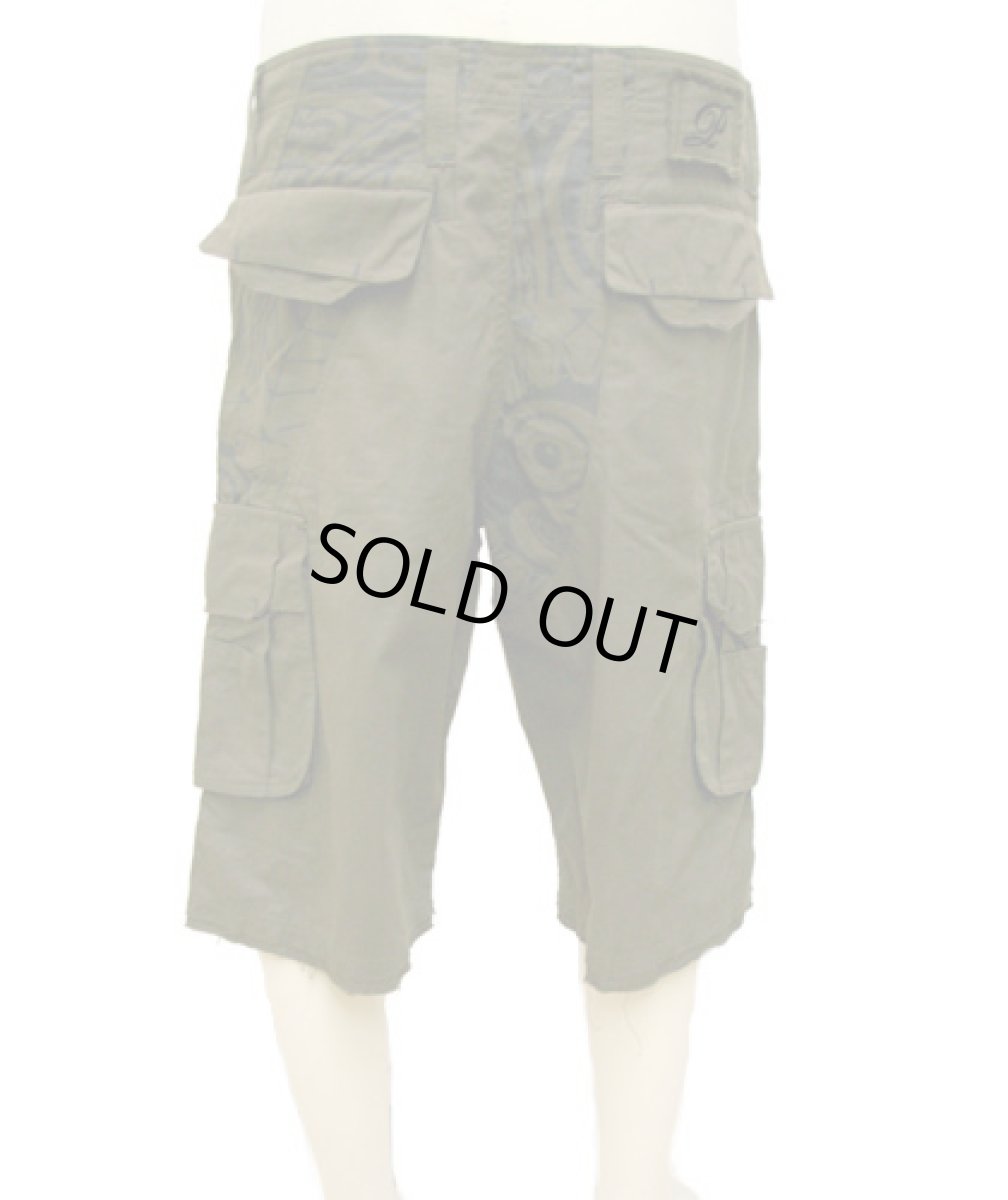 画像3: PSYLO メンズ・パンツ「Tattoo Shorts / アーミー」 (3)