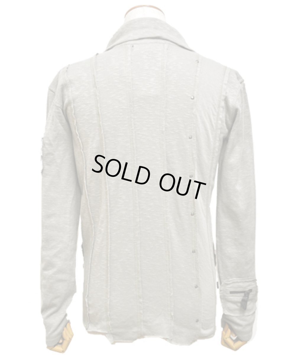 画像4: PSYLO メンズ・ジャケット「Scraps Slub Jacket / ボーン」 (4)
