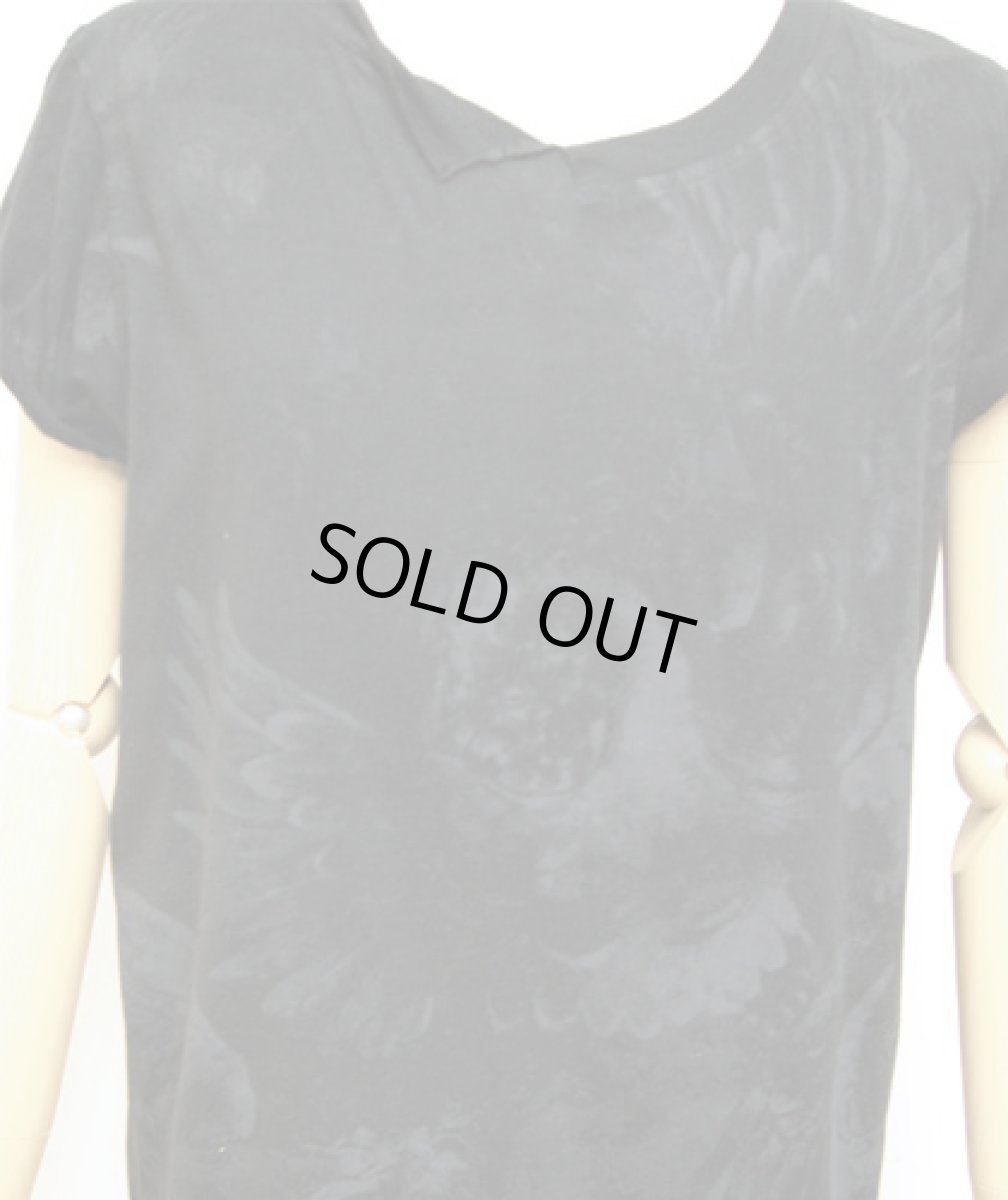 画像2: PSYLO メンズ・半袖カットソー「Fadida Tee / ブラック」 (2)