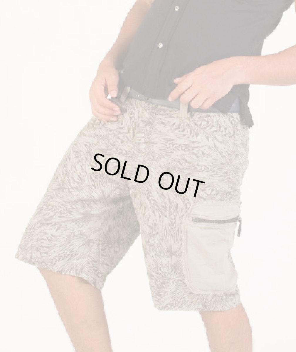 画像4: PSYLO メンズ・パンツ「Feathers Shorts / アーミー」 (4)