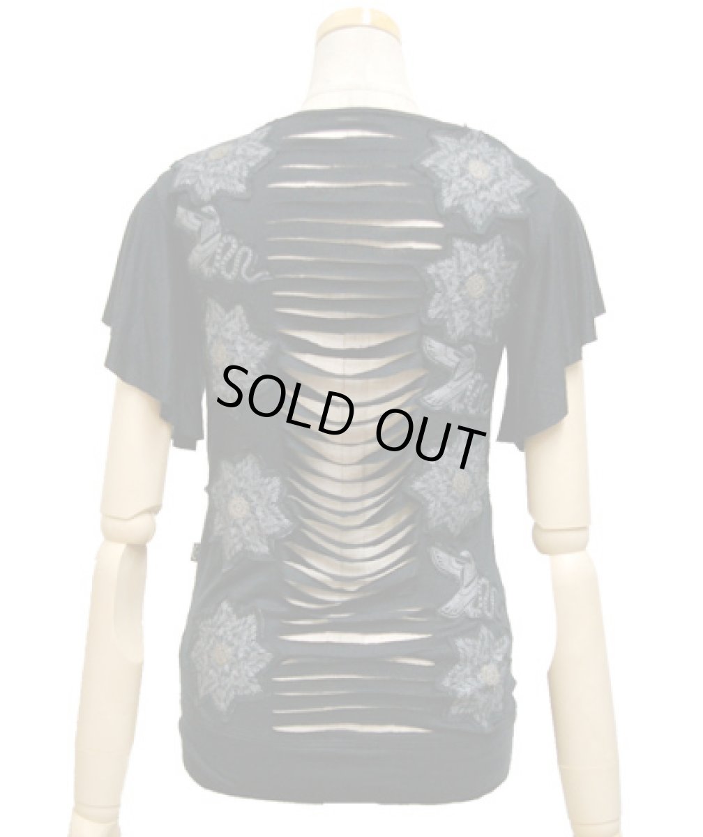 画像3: PSYLO レディース・カットソー「Snake Braided Top / ブラック」 (3)