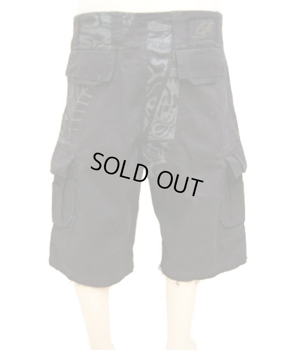 画像3: PSYLO メンズ・パンツ「Tattoo Shorts / ブラック」 (3)