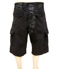 画像3: PSYLO メンズ・パンツ「Tattoo Shorts / ブラック」 (3)