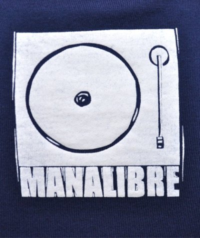 画像3: MANALIBREメンズTシャツ「MUSIC/ネイビー」