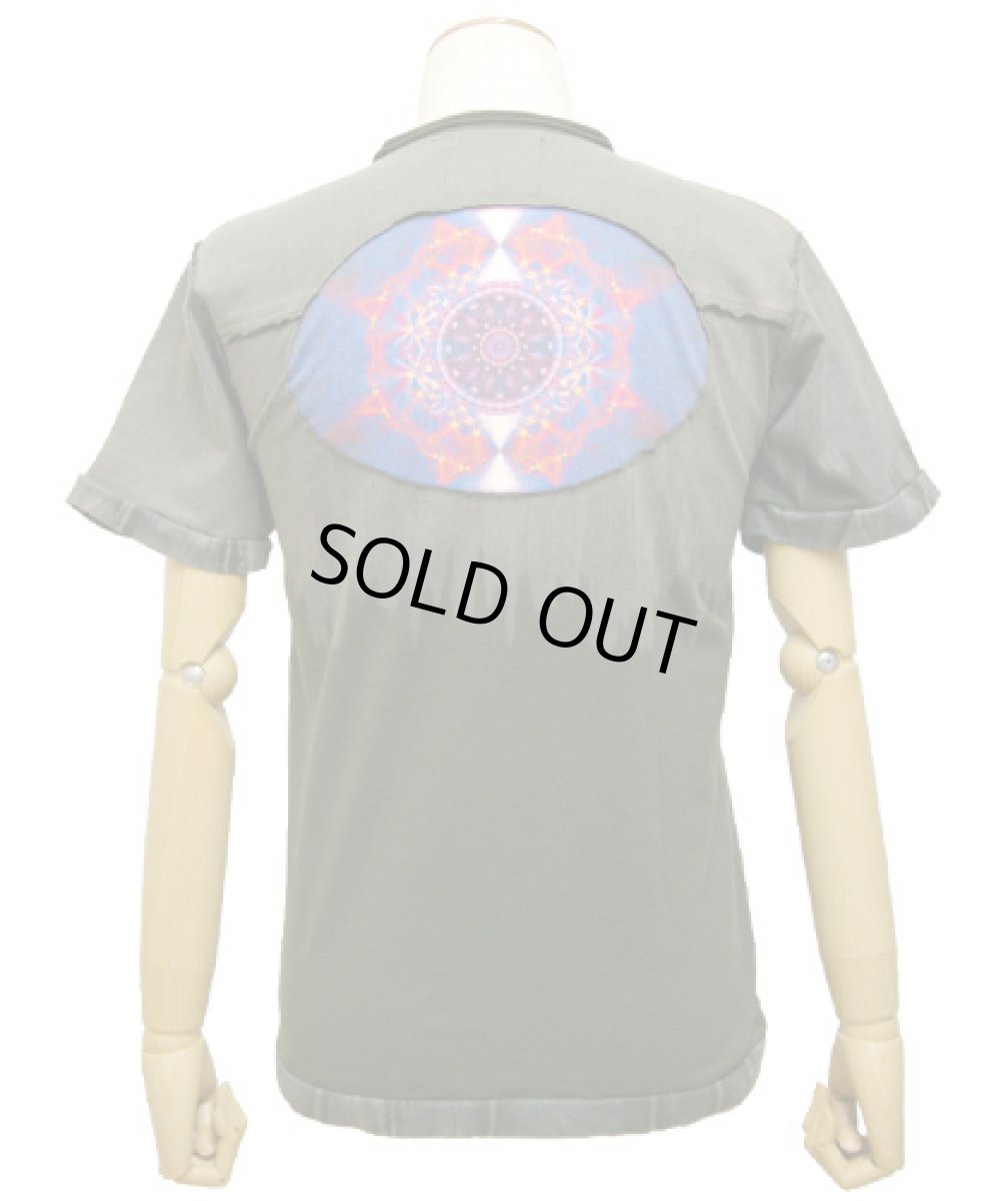 画像3: PUMAYANA メンズ・半袖Tシャツ「Activated DNA / グレー×グリーン」 (3)