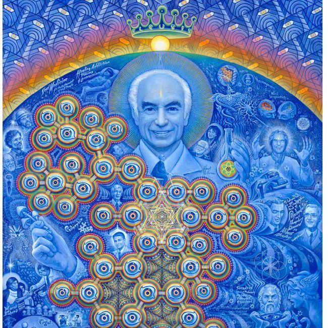 Alex Grey ポスター Albert Hofmann The New Eleusis Psychedelic Garden