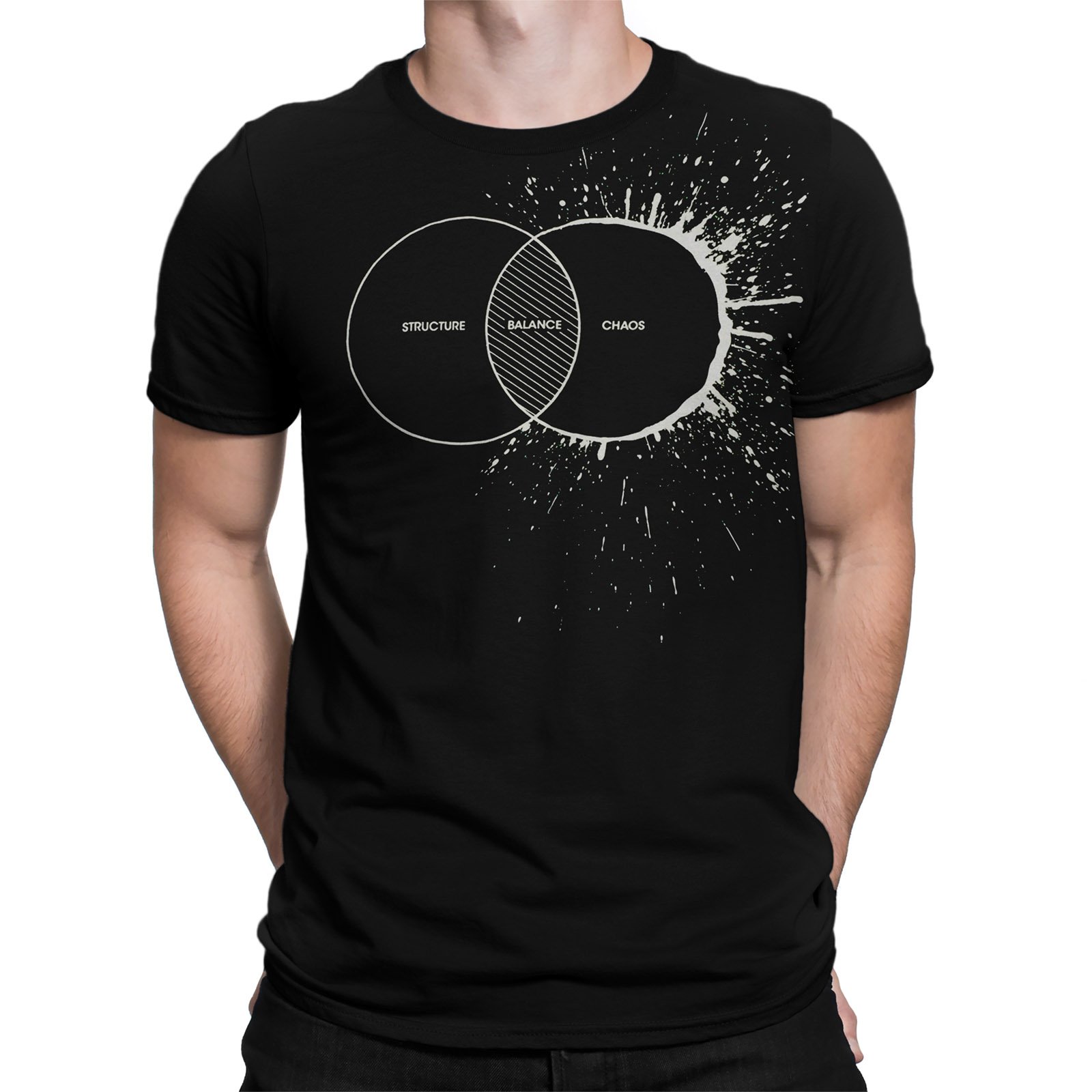 画像1: Imaginary Foundation メンズTシャツ「Balance ／ ブラック」 (1)